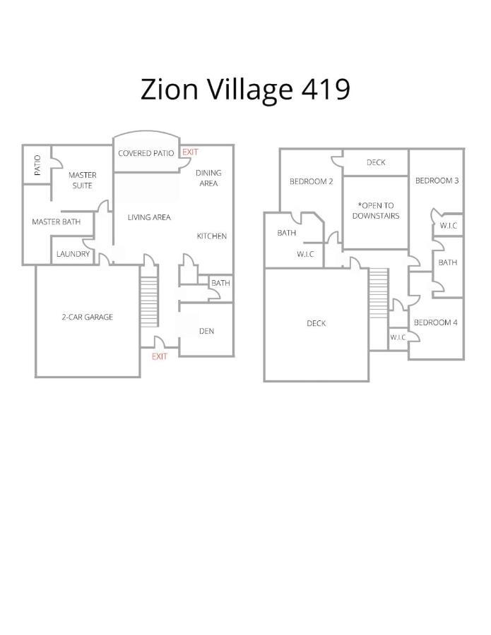 Redhills Retreat Near Zion Golf Pool Spa Access Хърикейн Екстериор снимка